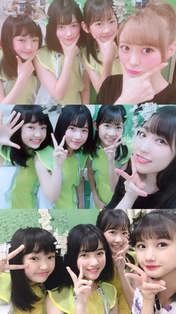 Fukumura Mizuki,
Ikuta Erina,
Kitagawa Rio,
Okamura Homare,
Yamazaki Mei,
Yokoyama Reina,