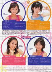 
Arihara Kanna,


Suzuki Airi,


Hagiwara Mai,


Okai Chisato,


C-ute,


Magazine,


