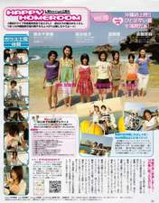 
Kumai Yurina,


Sugaya Risako,


Natsuyaki Miyabi,


Sudou Maasa,


Tsugunaga Momoko,


Shimizu Saki,


Tokunaga Chinami,


Berryz Koubou,


Magazine,

