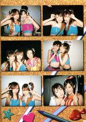 
Niigaki Risa,


Tanaka Reina,


Yajima Maimi,


Konno Asami,


Natsuyaki Miyabi,


Suzuki Airi,


Tokunaga Chinami,


Ogawa Makoto,


Magazine,


Takahashi Ai,

