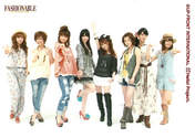 
Morning Musume,


Niigaki Risa,


Michishige Sayumi,


Tanaka Reina,


Kamei Eri,


Mitsui Aika,


"Li Chun, Junjun",


"Qian Lin, Linlin",


Takahashi Ai,

