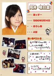 
Sengoku Minami,


Furukawa Konatsu,


Mori Saki,


Saho Akari,


Okai Asuna,


Hello! Pro Egg,

