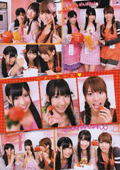 
Takajo Aki,


Kuramochi Asuka,


Kashiwagi Yuki,


French Kiss,


