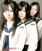 
Magazine,


Matsui Jurina,


Miyazaki Miho,


Watanabe Mayu,

