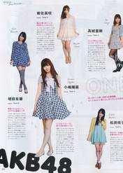 
Iwasa Misaki,


Kojima Haruna,


Magazine,


Masuda Yuka,


Matsui Sakiko,


Takajo Aki,

