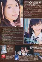 
AKB48,


Magazine,


Oshima Yuko,


Watanabe Mayu,

