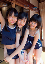 
Fuchigami Mai,


Magazine,


Tashima Meru,


Tomonaga Mio,

