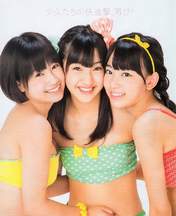 
Magazine,


Miyawaki Sakura,


Tashima Meru,


Tomonaga Mio,

