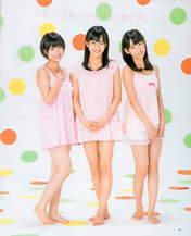 
Magazine,


Miyawaki Sakura,


Tashima Meru,


Tomonaga Mio,

