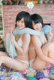 
Kamieda Emika,


Magazine,


Yamamoto Sayaka,

