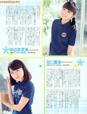 
Magazine,


Taguchi Natsumi,


Tanabe Nanami,


