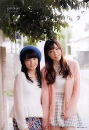 
Fukumura Mizuki,


Magazine,


Sayashi Riho,

