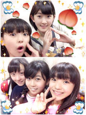 
Kawamura Ayano,


Kiyono Momohime,


Takase Kurumi,


Yoshida Marie,


