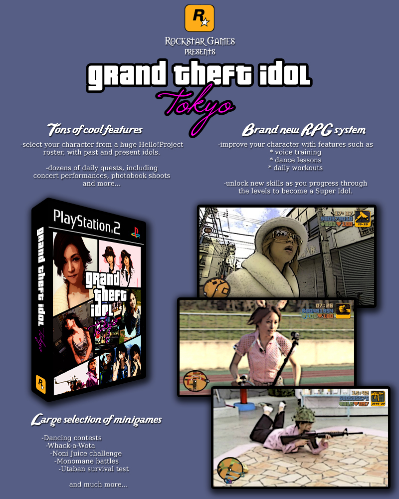 Grand Theft Idol: Tokyo - page ad