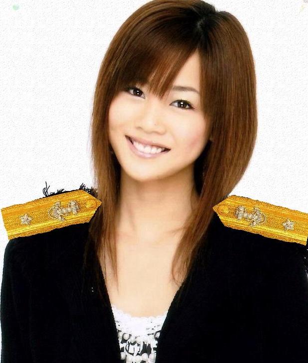 Newly-promoted Commodore Risa Niigaki